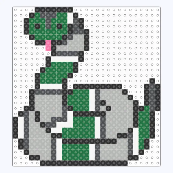 slang strijkkralen voorbeeld